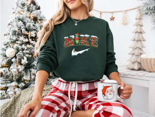 Grinch Logo Crew Neck Sweater