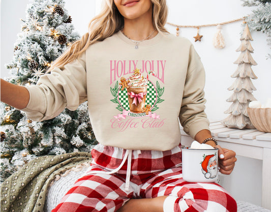 Holly Jolly Christmas Coffee Club: Crew Neck Sweater